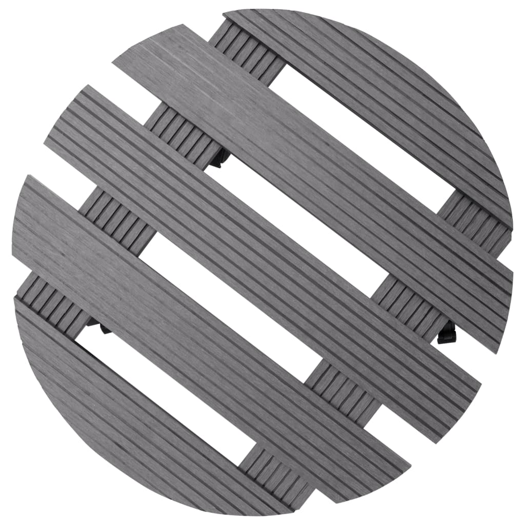 Pflanzenroller 2 Stk. Ø30X7,5 Cm Wpc