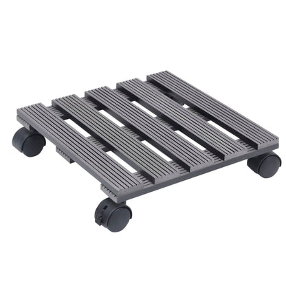 Pflanzenroller 2 Stk. 30X30X7,5 Cm Wpc