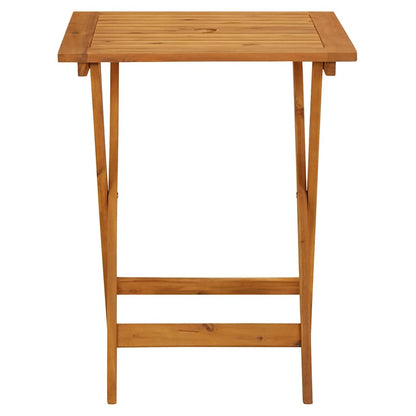 Klappbarer Gartentisch 60X60X75 Cm Massivholz Akazie