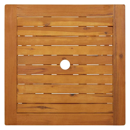 Klappbarer Gartentisch 60X60X75 Cm Massivholz Akazie