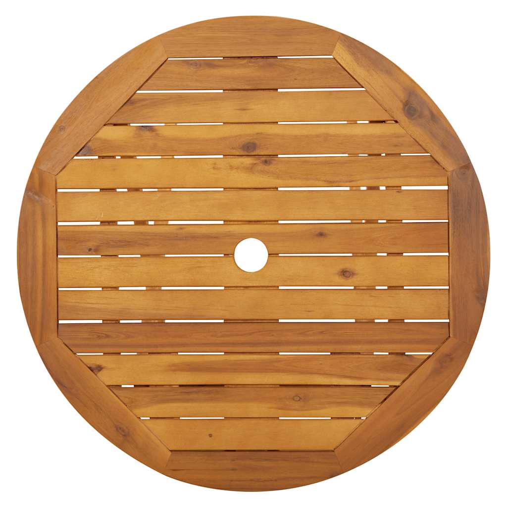 Klappbarer Gartentisch 70 Cm Massivholz Akazie