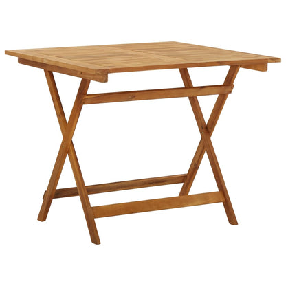 Klappbarer Gartentisch 90X90X75 Cm Massivholz Akazie