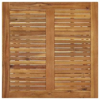 Klappbarer Gartentisch 90X90X75 Cm Massivholz Akazie