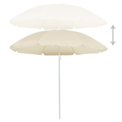 Sonnenschirm Mit Stahlmast 180 Cm