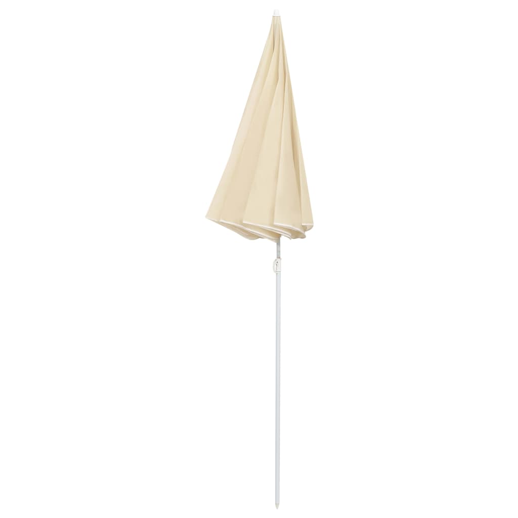 Sonnenschirm Mit Stahlmast 180 Cm