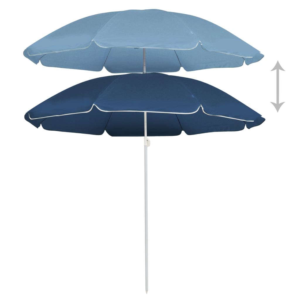 Sonnenschirm Mit Stahlmast 180 Cm