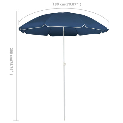 Sonnenschirm Mit Stahlmast 180 Cm