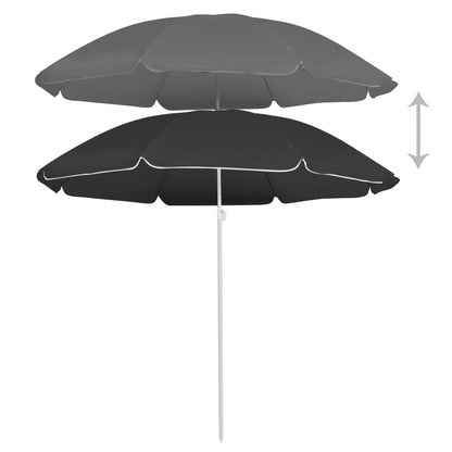 Sonnenschirm Mit Stahlmast 180 Cm