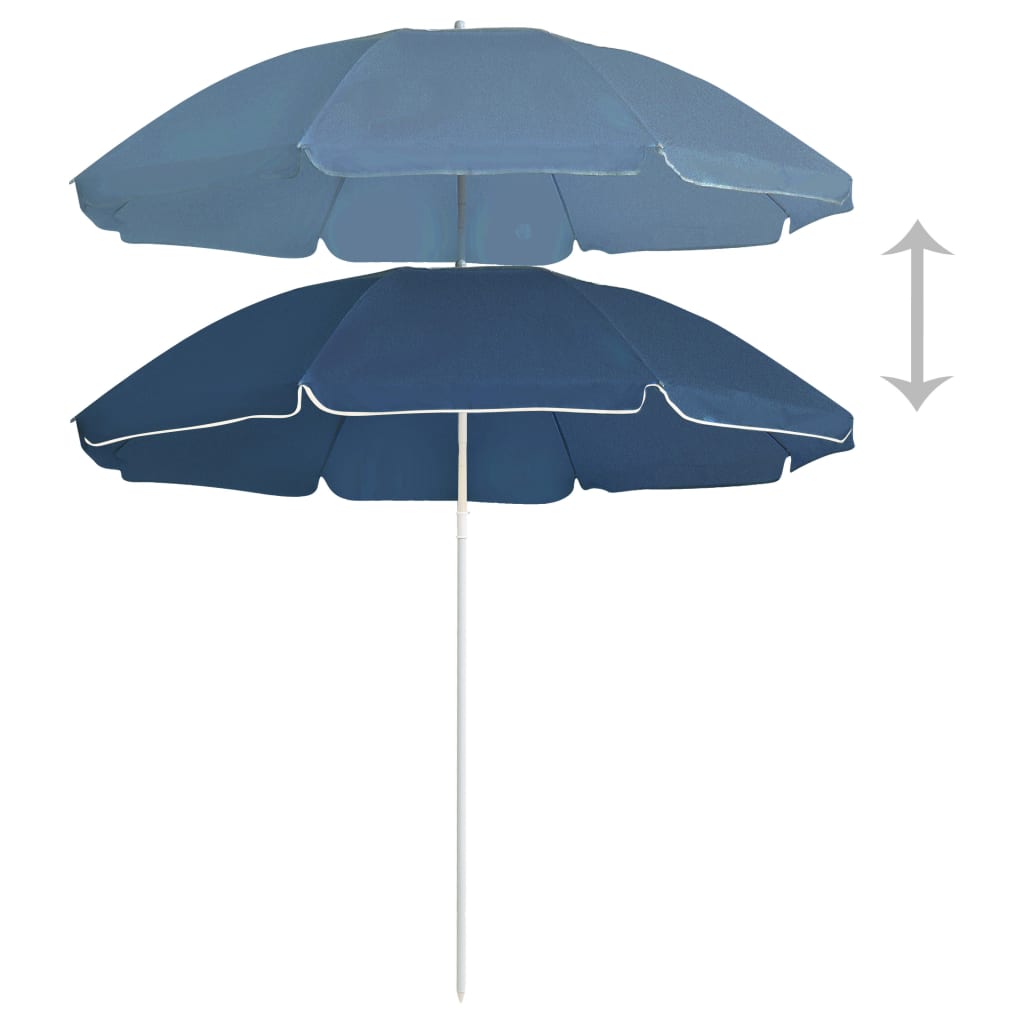 Sonnenschirm Mit Stahlmast 180 Cm