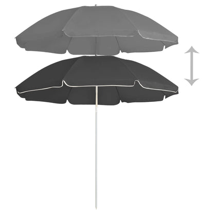 Sonnenschirm Mit Stahlmast 180 Cm