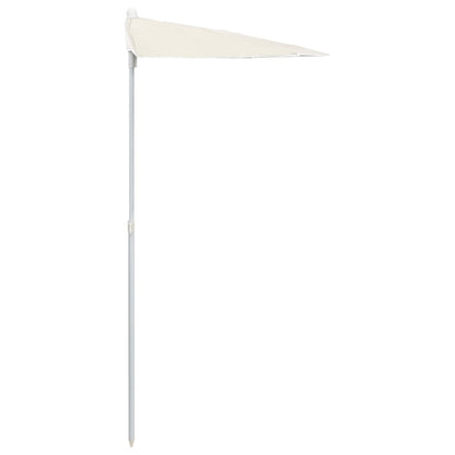Halb-Sonnenschirm Mit Mast 180X90 Cm