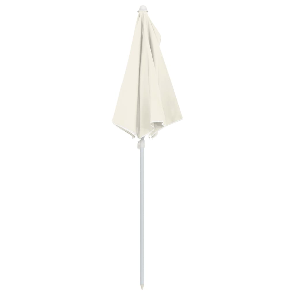 Halb-Sonnenschirm Mit Mast 180X90 Cm