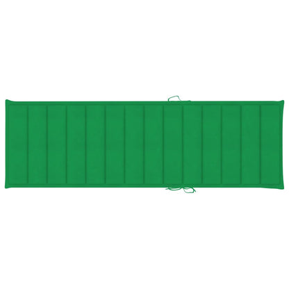Sonnenliege Mit Auflage Akazie Massivholz