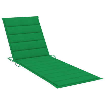 Sonnenliege Mit Auflage Grau Akazie Massivholz