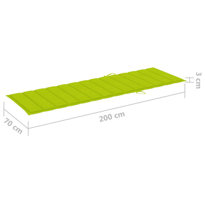 Sonnenliege Mit Auflage Akazie Massivholz Verzinkter Stahl