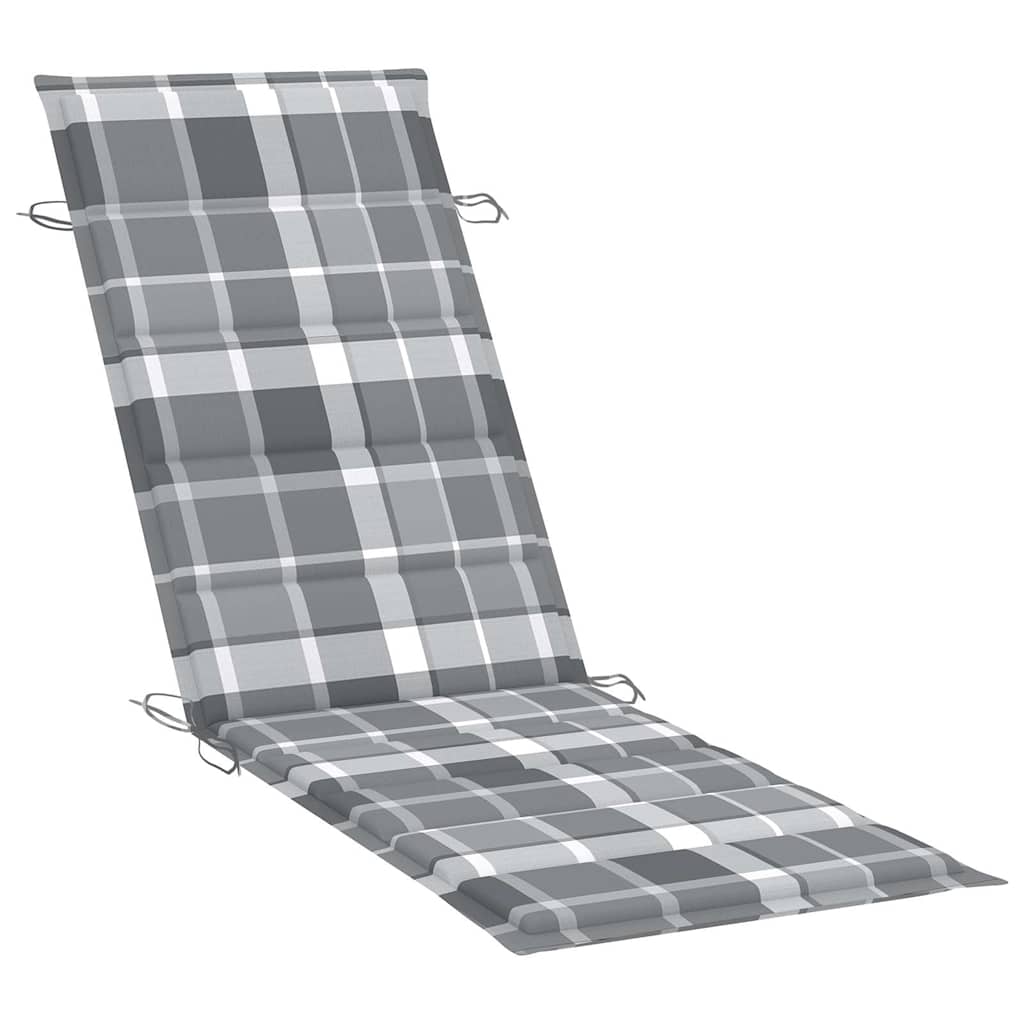 Sonnenliege Mit Auflage Akazie Massivholz