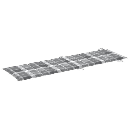 Sonnenliege Mit Auflage Akazie Massivholz