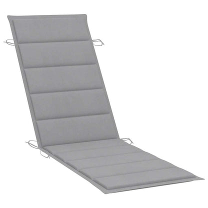 Sonnenliege Mit Tisch Und Auflage Massivholz Akazie