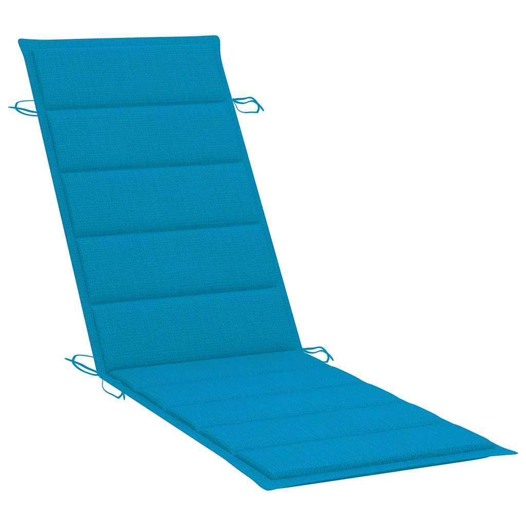 Sonnenliege Mit Tisch Und Auflage Massivholz Akazie