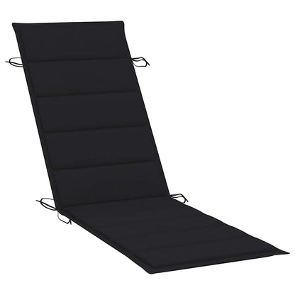 Sonnenliege Mit Tisch Und Auflage Massivholz Akazie