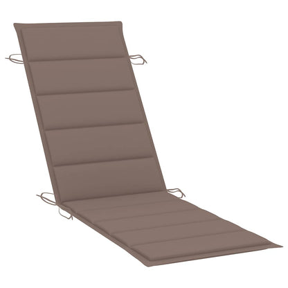 Sonnenliege Mit Tisch Und Auflage Massivholz Akazie