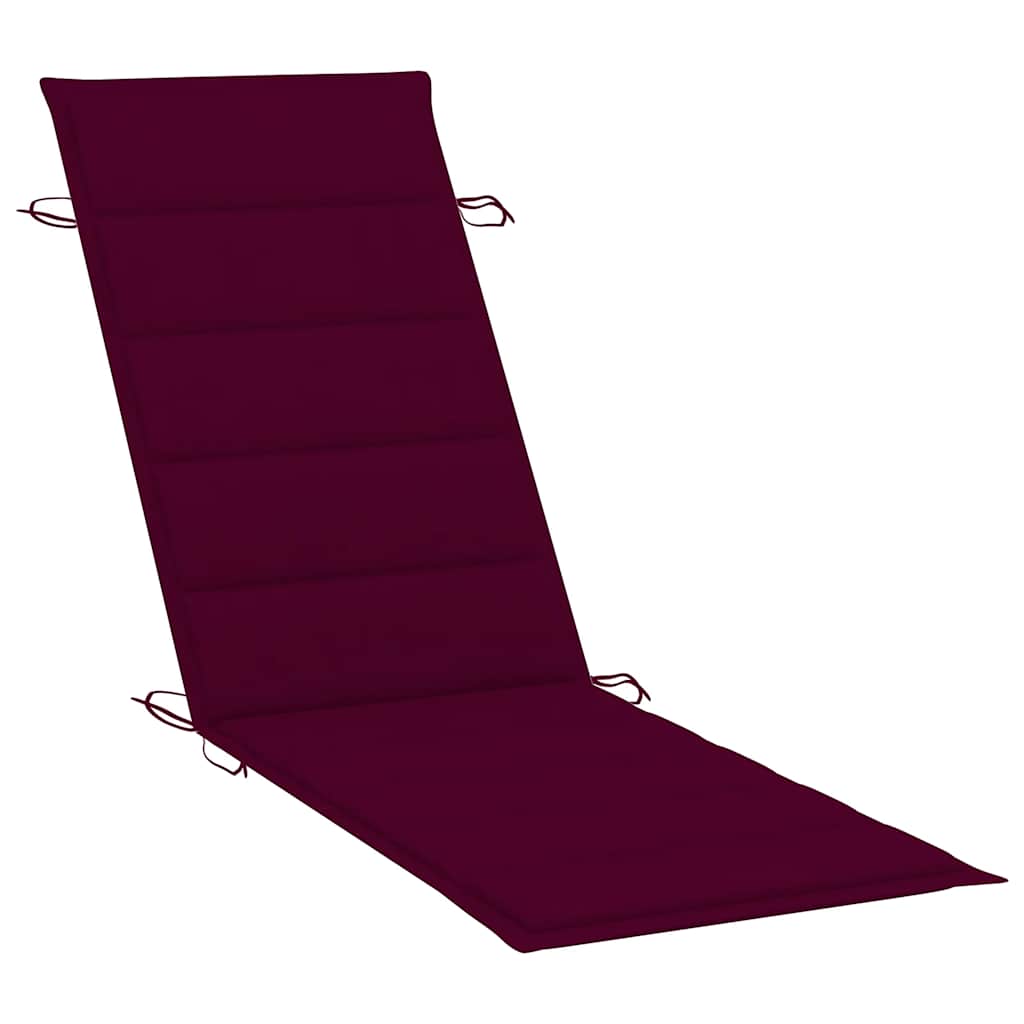 Sonnenliege Mit Tisch Und Auflage Massivholz Akazie