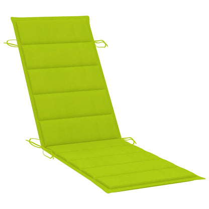 Sonnenliege Mit Tisch Und Auflage Massivholz Akazie