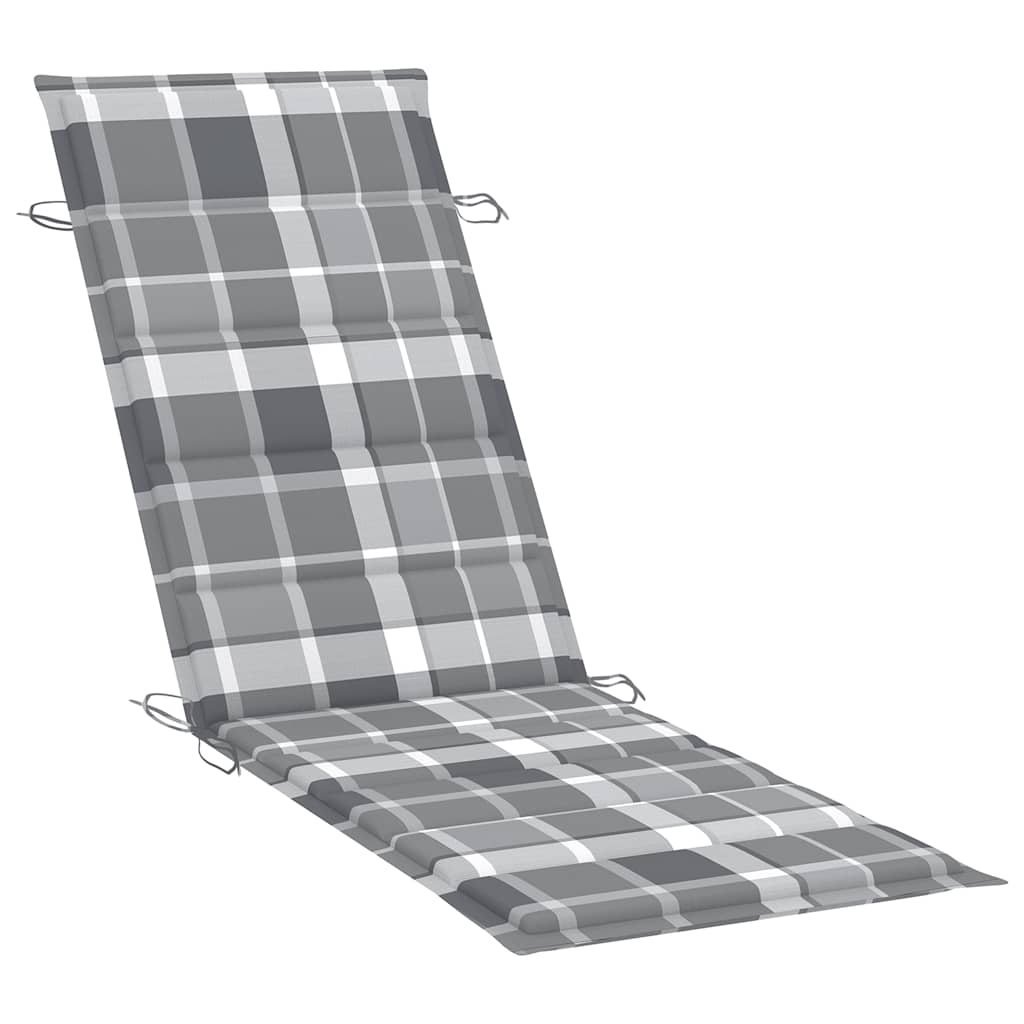 Sonnenliege Mit Tisch Und Auflage Massivholz Akazie