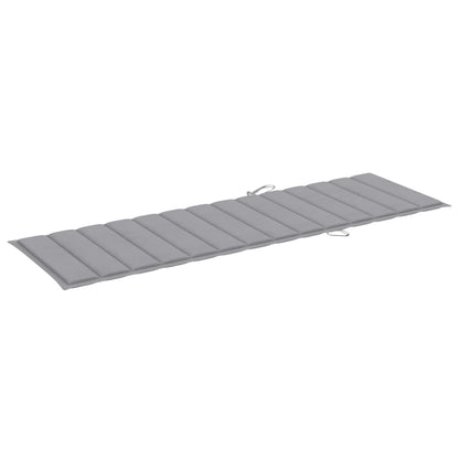 Sonnenliege Mit Auflage Akazie Massivholz