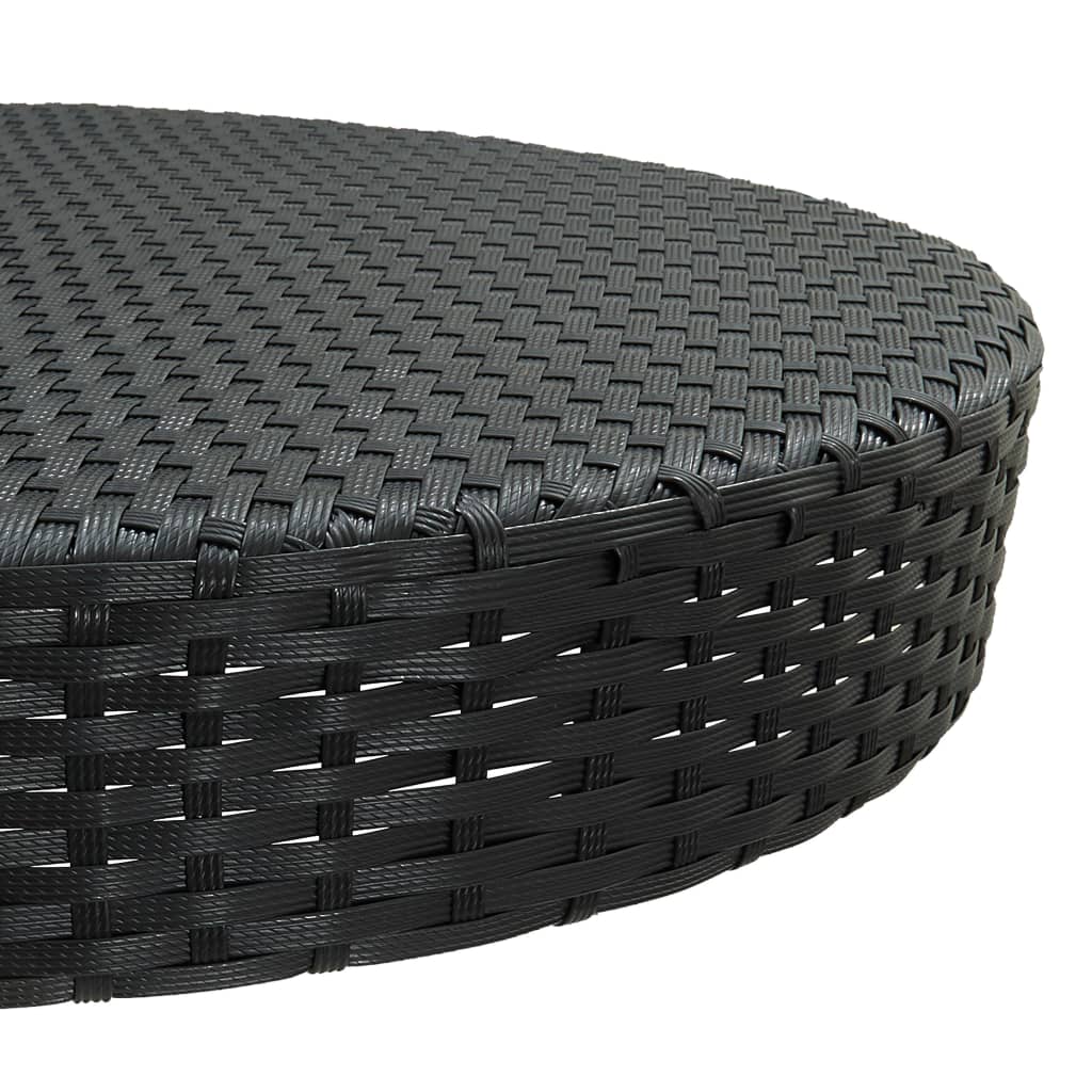 5-Tlg. Gartenbar-Set Mit Kissen Poly Rattan