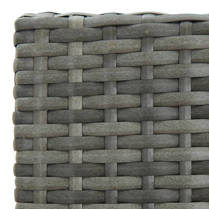 5-Tlg. Gartenbar-Set Mit Kissen Poly Rattan