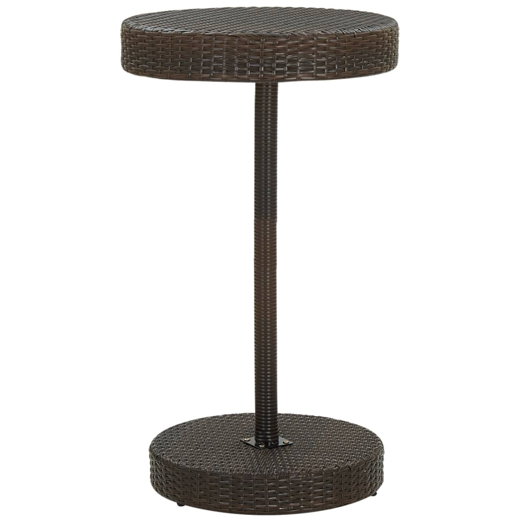 3-Tlg. Gartenbar-Set Poly Rattan