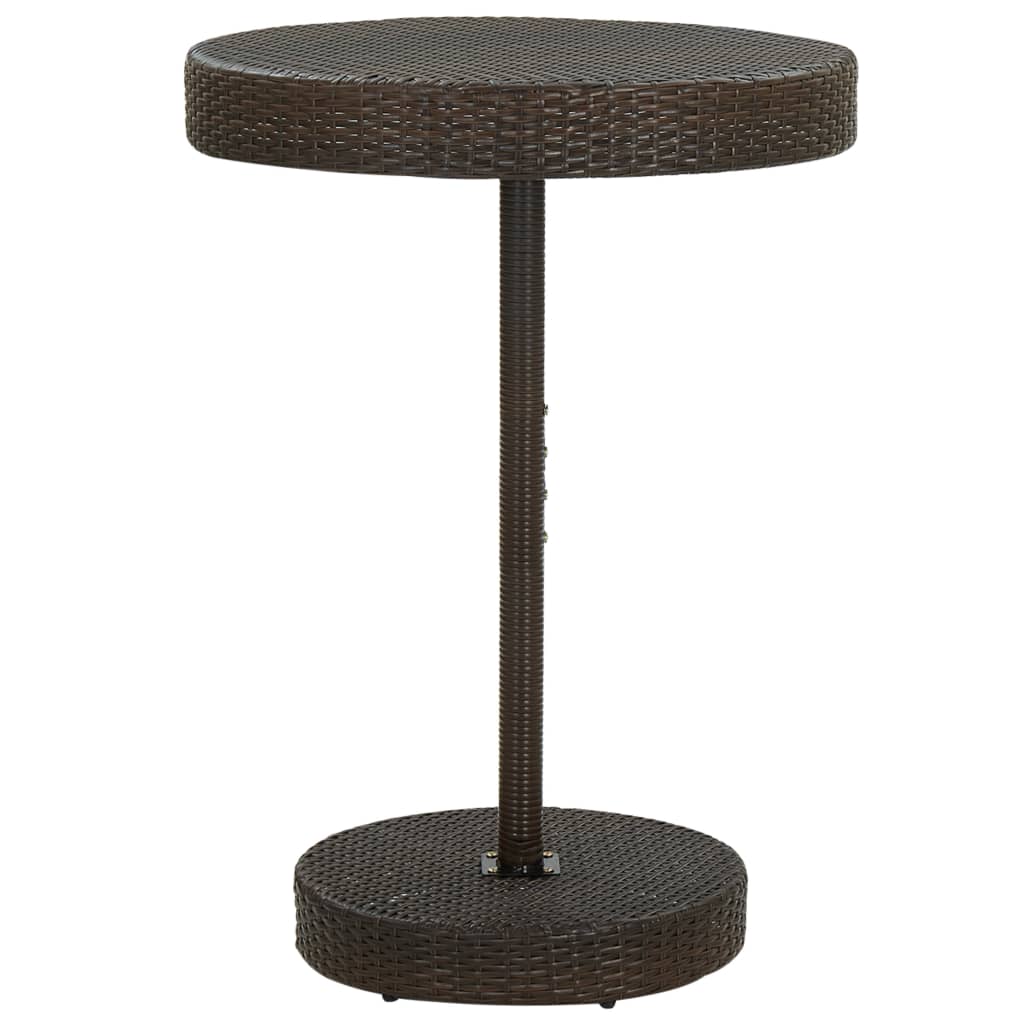 5-Tlg. Gartenbar-Set Poly Rattan