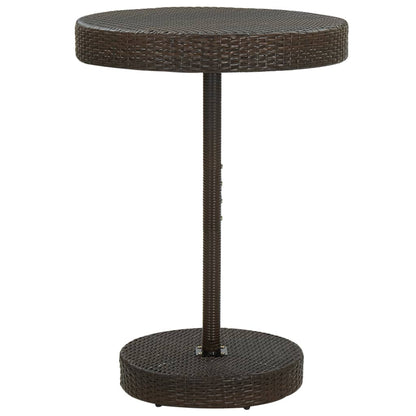 5-Tlg. Gartenbar-Set Poly Rattan