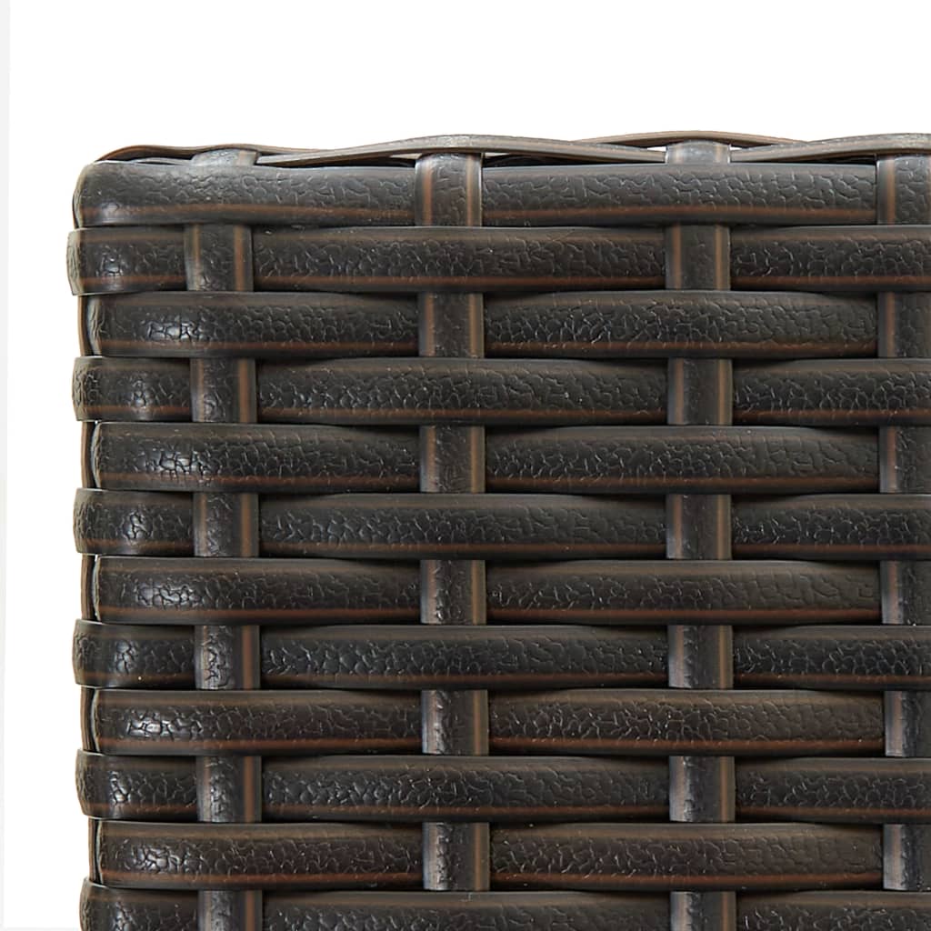 5-Tlg. Gartenbar-Set Poly Rattan