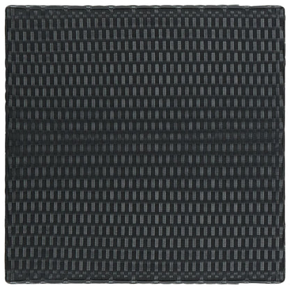 5-Tlg. Gartenbar-Set Mit Kissen Poly Rattan