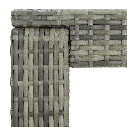 5-Tlg. Gartenbar-Set Mit Kissen Poly Rattan