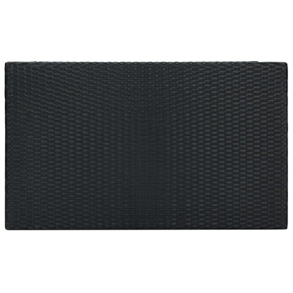 7-Tlg. Gartenbar-Set Mit Kissen Poly Rattan