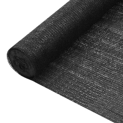 Zaunblende 1X25 M Hdpe 75 G/M² Schwarz