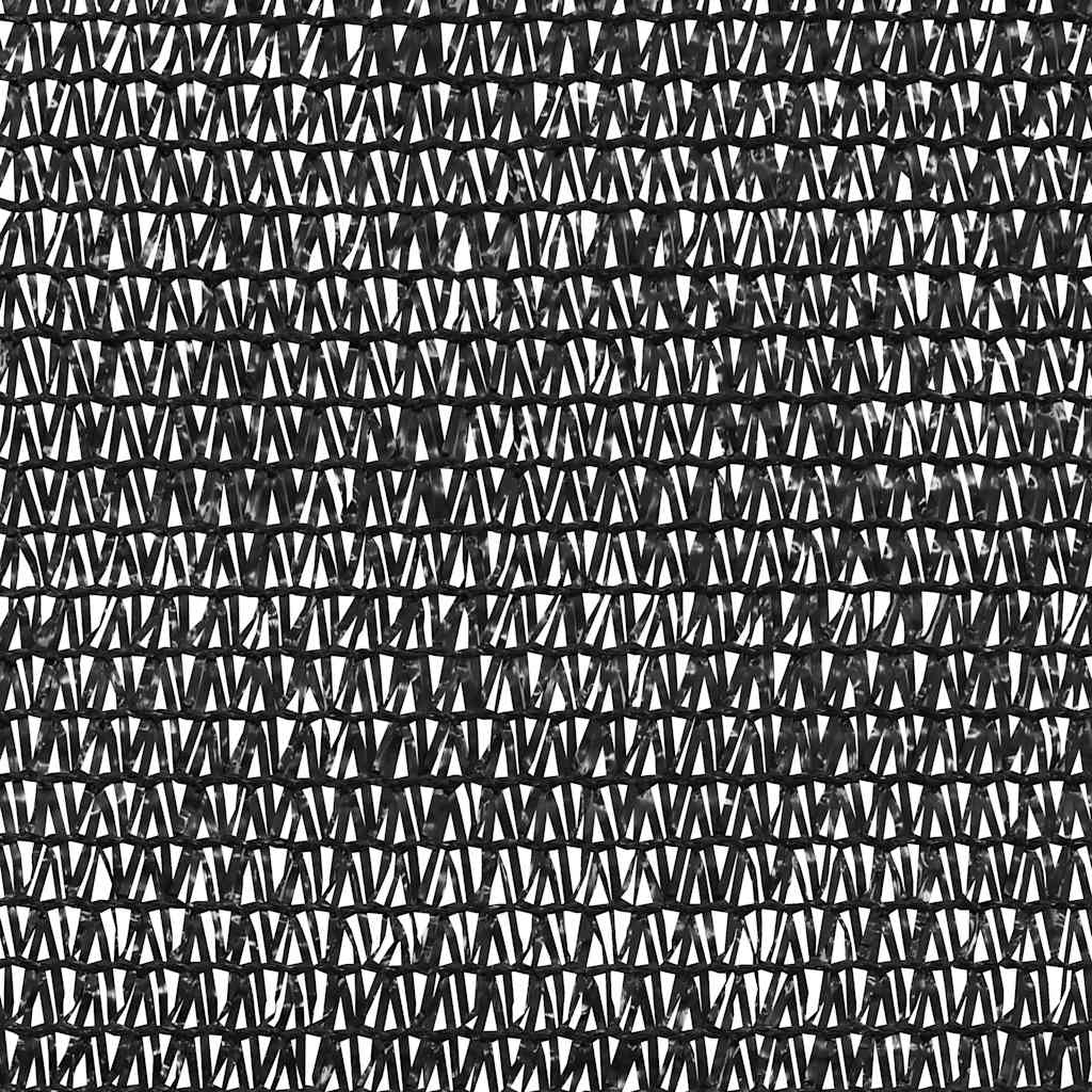 Zaunblende 1,2X25 M Hdpe 75 G/M² Schwarz