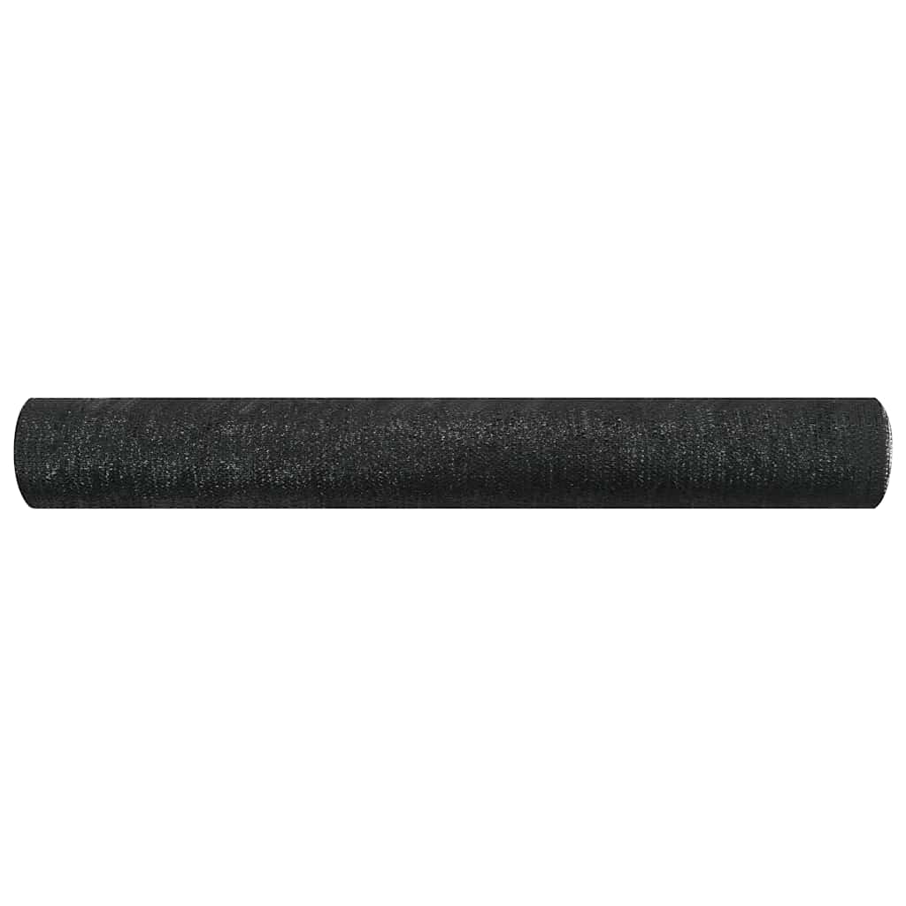 Zaunblende 1,5X25 M Hdpe 75 G/M² Schwarz