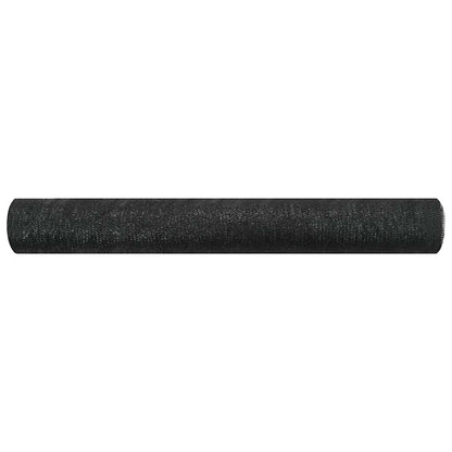 Zaunblende 1,5X25 M Hdpe 75 G/M² Schwarz