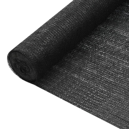 Zaunblende 1,8X50 M Hdpe 75 G/M² Schwarz
