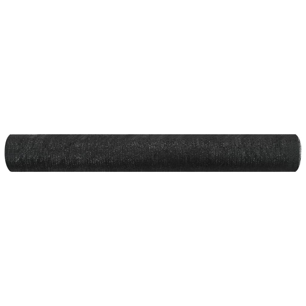 Zaunblende 1,8X50 M Hdpe 75 G/M² Schwarz