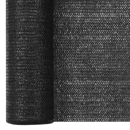 Zaunblende 1,8X50 M Hdpe 75 G/M² Schwarz