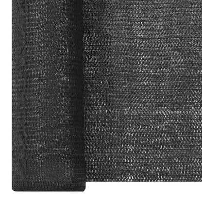 Zaunblende 1,2X25 M Hdpe 150 G/M² Schwarz