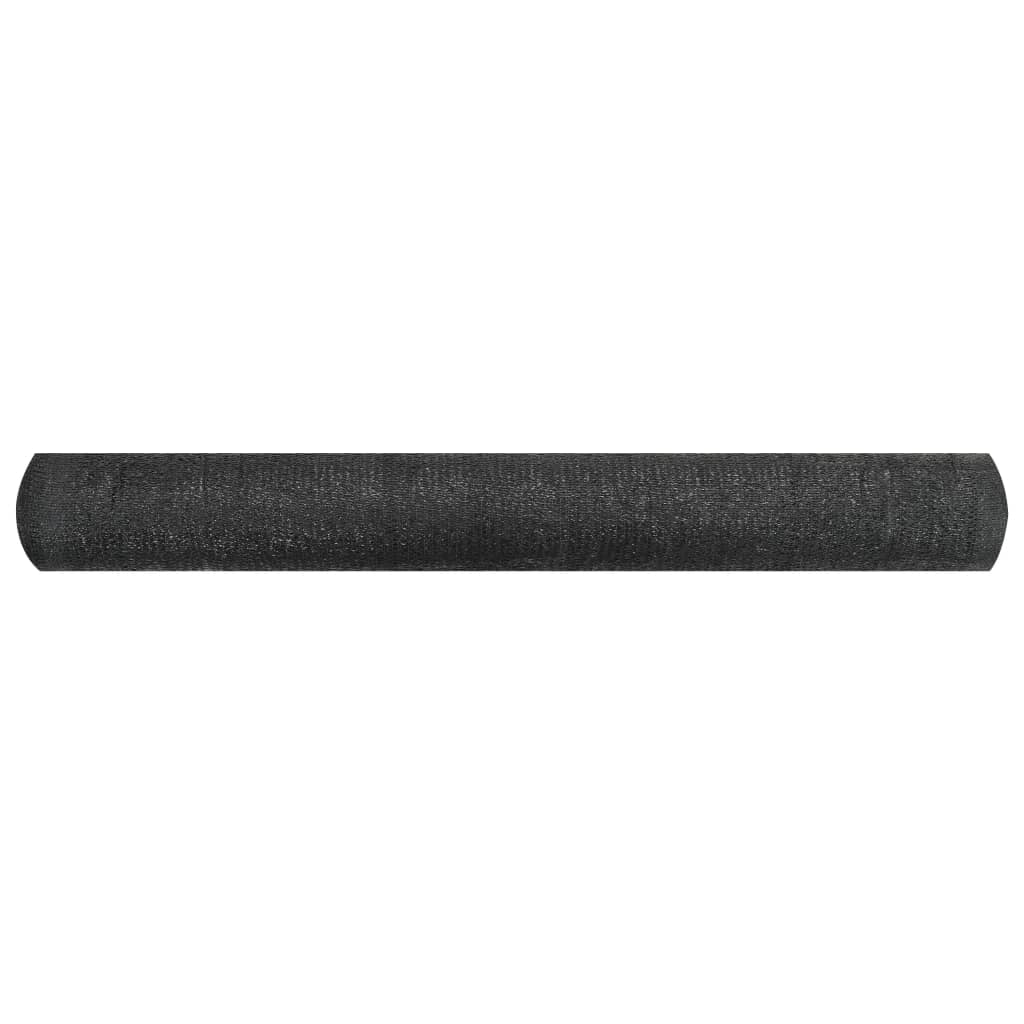 Zaunblende 1,2X50 M Hdpe 150 G/M² Schwarz