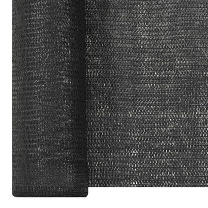 Zaunblende 1,8X25 M Hdpe 150 G/M² Schwarz