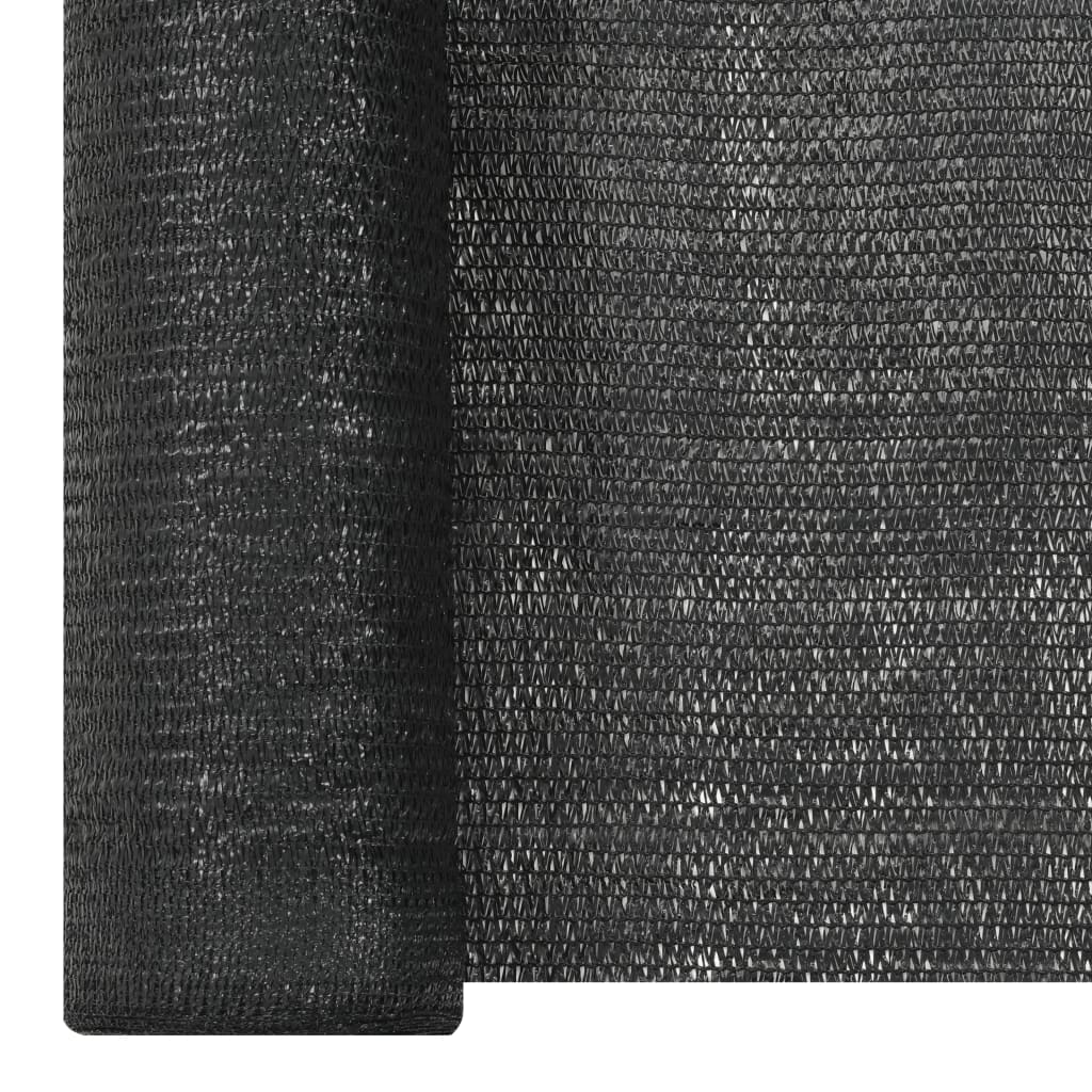 Zaunblende 2X10 M Hdpe 150 G/M² Schwarz