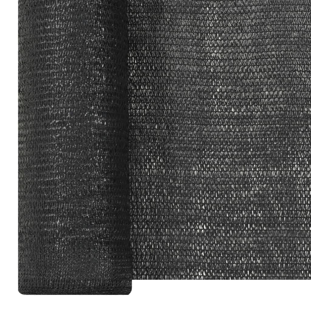 Zaunblende 1,2X10 M Hdpe 195 G/M² Schwarz